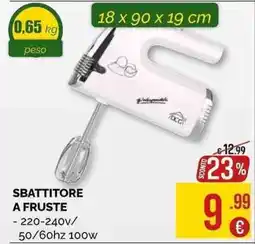 La Prealpina Sbattitore a fruste offerta