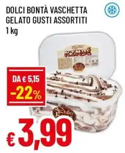 Galassia superstore Dolci Bontà vaschetta gelato gusti assortiti offerta