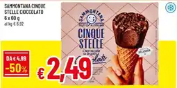Galassia superstore Sammontana Cinque Stelle Cioccolato offerta