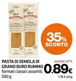 Superconti Pasta di semola di grano duro Rummo offerta