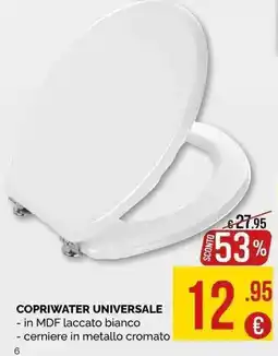 La Prealpina Copriwater universale offerta
