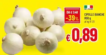 Galassia superstore Cipolle bianche offerta