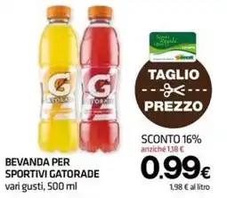 Superconti Beveranda per sportivi Gatorade offerta