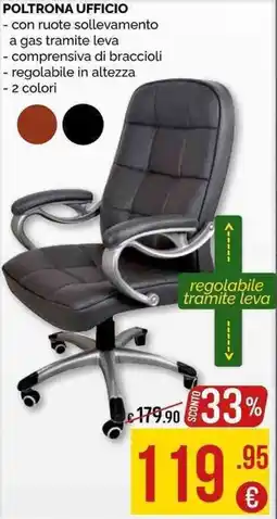 La Prealpina Poltrona Ufficio offerta