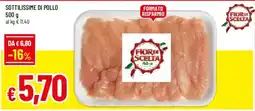 Galassia superstore Sottilissime di pollo Fior di Scelta offerta