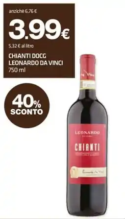 Superconti Chianti DOCG Leonardo da Vinci offerta