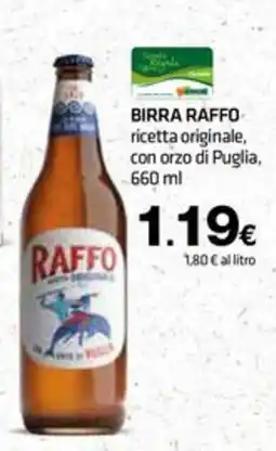 Superconti Birra Raffo offerta