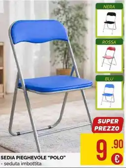 La Prealpina Sedia pieghevole "Polo" - seduta imbottita offerta