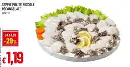 Galassia superstore Seppie pulite piccole offerta