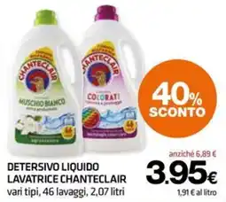 Superconti Detersivo liquido lavatrice Chanteclair offerta
