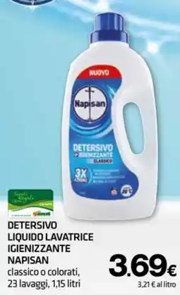 Superconti Detersivo liquido lavatrice igienizzante Napisan offerta