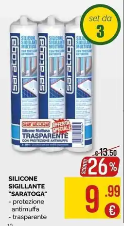 La Prealpina Silicone sigillante "Saratoga" offerta