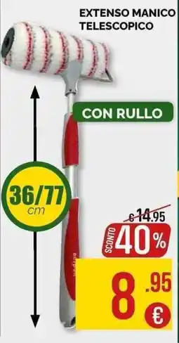 La Prealpina Estenso manico telescopico con rullo offerta