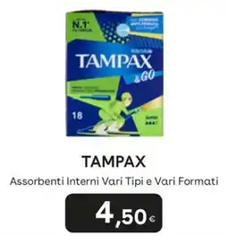 Idea bellezza Tampax assorbenti interni offerta