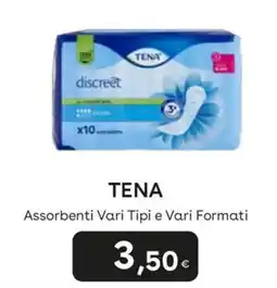 Idea bellezza TENA Assorbenti Vari Tipi e Vari Formati offerta