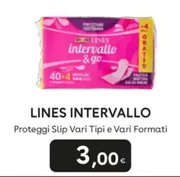Idea bellezza Lines intervallo & go offerta