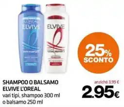 Superconti Shampoo o balsamo Elvive L'Oréal offerta