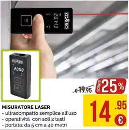 La Prealpina Misuratore laser KOMBO offerta