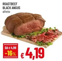 Galassia superstore Roastbeef Black Angus offerta