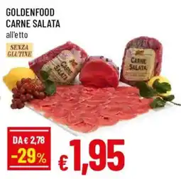 Galassia superstore Goldenfood carne salata offerta