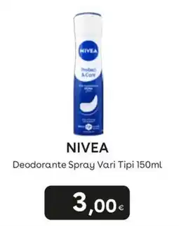 Idea bellezza NIVEA Deodorante Spray Vari Tipi offerta