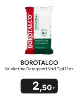 Idea bellezza Borotalco Salviettine Detergenti offerta