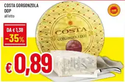 Galassia superstore Costa Gorgonzola DOP offerta