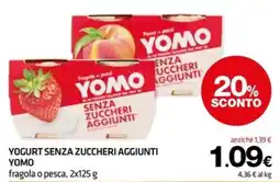 Superconti Yogurt senza zuccheri aggiunti Yomo offerta