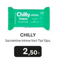 Idea bellezza Chilly salviettine intime offerta
