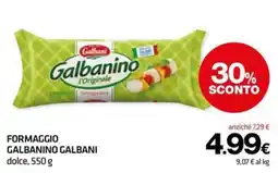 Superconti Formaggio Galbanino Galbani dolce offerta