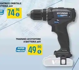 La Prealpina Trapano avvitatore a batteria 20v Hyundai offerta
