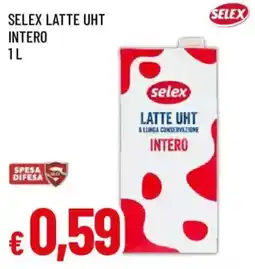 Galassia superstore Selex latte UHT intero offerta