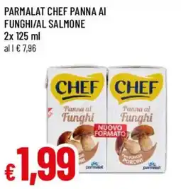 Galassia superstore Parmalat chef panna ai funghi/al salmone offerta