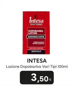 Idea bellezza Intesa lozione dopobarba offerta