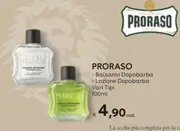 Idea bellezza Proraso Balsamo Dopobarba Lozione Dopobarba offerta