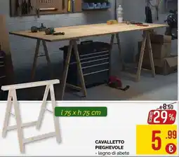 La Prealpina Cavalletto pieghevole - legno di abete offerta