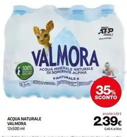 Superconti Acqua naturale Valmora offerta