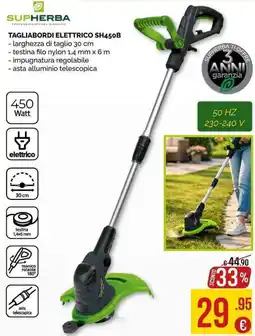 La Prealpina Tagliabordi elettrico Supherba SH450B offerta