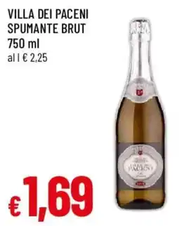 Galassia superstore Spumante brut Villa dei Paceni offerta