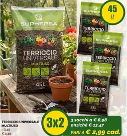 La Prealpina Terriccio universale multiuso Supherba offerta