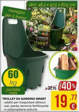 La Prealpina Trolley da giardino smart offerta