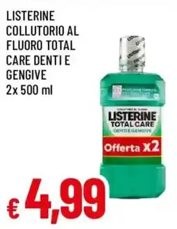 Galassia superstore Listerine collutorio al fluoro total care denti e gengive offerta
