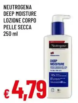 Galassia superstore Neutrogena lozione corpo pelle secca offerta