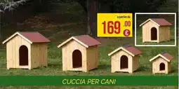 La Prealpina Cuccia per cani offerta
