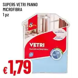 Galassia superstore Super5 vetri panno microfibra offerta