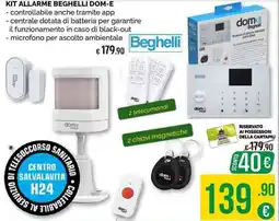 La Prealpina Kit allarme Beghelli Dom-E offerta