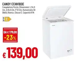 Galassia superstore Candy congelatore pozzo offerta