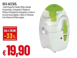 Galassia superstore Centrifuga Da Tavola DCG AE2125 offerta