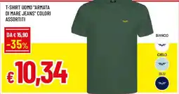 Galassia superstore T-shirt uomo "Armata di mare jeans" offerta