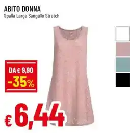 Galassia superstore Abito donna spalla larga sangallo stretch offerta